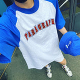 パラグラフラガーンTシャツ / paragraph Industrial Complex Raglan T-shirt 5color (6562910109814)
