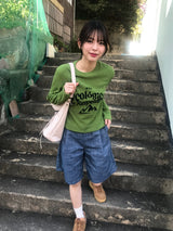ビーライクバミューダデニムパンツ