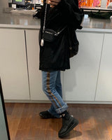 シフォンレイヤードワンピース