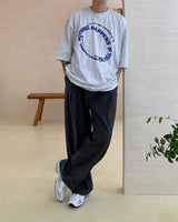レイヤード ハーフ リング Tシャツ / TN Layered Half Ring T-shirt (3 colors)