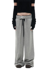 ヘリンボーンワイドパンツ/HERRINGBONE WIDE PANTS
