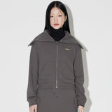 Bigcollar Half Zip up [CHARCOAL] (6618911998070)