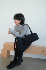 compact duffle bag (black)