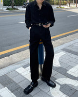 ルブラン２タックデニムセット / LE Blanc Linen Two-Tuck Denim (Set - Up / 1 color)