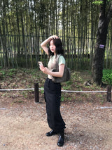 Grow string cargo skirt