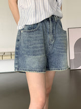 マネウォッシングデニムパート3ショーツショートパンツ/ Mane Washing Denim Part 3 Shorts Short Pants