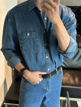 シグルーズフィットデニムパンツ/LMN Sig Loose Fit Denim Pants (4 colors)