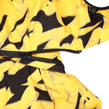 スワーリングロゴフーディーウェルロンパーカ/BSR2223FWJK002 SWIRLING LOGO  HOODIE WELLON PARKA YELLOW