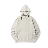 Pigment Slogan Buckle Hoodie - Beige (6624482852982)