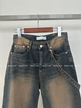 Crow's Belt SET Wide Jeans