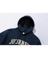 ゴールデン刺繡フーディー/Golden Emblem Hoodie (Navy)