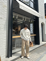 ロイドダブルサイドマルチファンクションオーバーサイズフィットスウェットシャツ / Lloyd's double sided multifunctional oversized fit sweatshirt (12 colors)