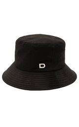 シグネイチャーロゴバケットハット/SIGNATURE LOGO BUCKET HAT BLACK