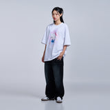 acme de la vie / Sanrio HELLO KITTY 3D ARTWORK SHORT SLEEVE T-SHIRT PINK
