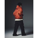 カーターダイアゴナルジップパラシュートパンツ / CARTER DIAGONAL ZIP PARASHUTE PANTS_BK