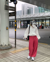 セルフイントレストエンブロイダリー2wayジョガーパンツ