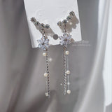 [IU Earring] Daisy Wing Earring - Longdrop (Silver color)