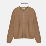 アンブラーラウンドジップアップニット / AMBLER ROUND ZIPUP KNIT
