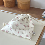 SPRING FLOWER STRING POUCH