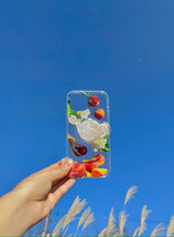 スプリングピクニックジェリースマホケース/Spring picnic jelly case
