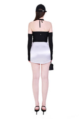 4ウェイマルチトリコットジャージスパンクロップチューブトップ/4-way multi tricot jersey span crop tube top (black)