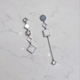 モダンパステルブルーシークピアス / Modern Pastel Blue Chic Piercing