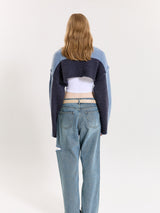 COLOR BLOCKING KNIT