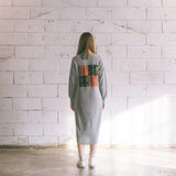 [Patchwork Waffle Onepiece] Grey (6626239250550)