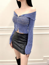 OMGオフジップアップ/754. OMG off zip-up (2color)