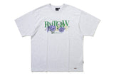 リセントロゴフラワーTシャツ / RECENT LOGO FLOWER TEE_LIGHT GREY