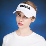 Signature 3D Logo over fit sun-visor cap WHITE