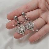 ロイヤルベイビーエンジェルピアス - ショート  / Royal Baby Angel Piercing - Short (Silver)