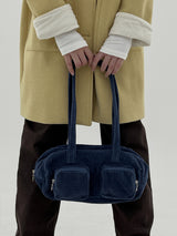 コーデュロイショルダーバッグ/corduroy shoulder bag (2color)