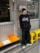 ピンタックワイドバンディングパンツ
