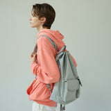 3-Way 2-Pocket Drawstring Bag (Silver)