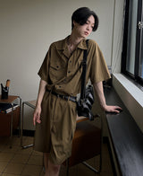 ジャンプスーツ/[ベルトあり] Jamie Jumpsuit (2 color)