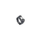 NO.318 [BLACK] GEOMETRY SQUARE EARCUFF