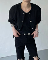 スナップツイードジャケット / TAP Snap Tweed Jacket (2 colors)