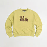 ガーデン EMB サムホールスウェットシャツ / GARDEN EMB THUMBHOLE SWEATSHIRTS-GRASS