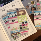 filling feeling sticker set (3pcs)