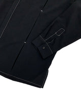 ステッチプリーツシャツ/MN Stitch Pleated Shirt (2 colors)