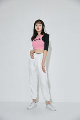 リークロップTシャツ / (9045) Le3 Crop Tee