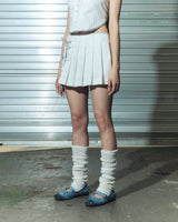 denim eyelet sk - ivory