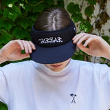 Palm Tree Logo Sun Cap Black