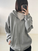 2wayフードジップアップ