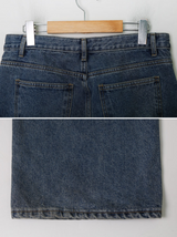 ストッパーポイントデニムワイドパンツ