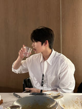 LMN シグナルモダンフィットプレーンシャツ / LMN Signal Modern Fit Plain Shirt (4 colors)