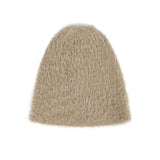 VA Brooch Soft Angora Beanie Camel