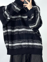 ストライプウェーブニットウェア/Stripe wave Knitwear
