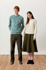 キルシーミドルチェリートレーナー／UNI MIDDLE CHERRY SWEATSHIRT KA [GREEN] (6597376868470)